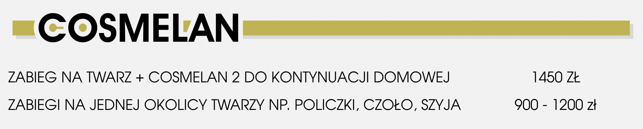 Cosmelan cennik